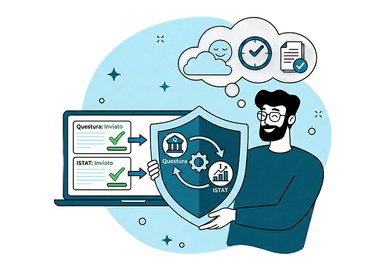 Lo Scudo Burocratico: Questura e ISTAT automatici