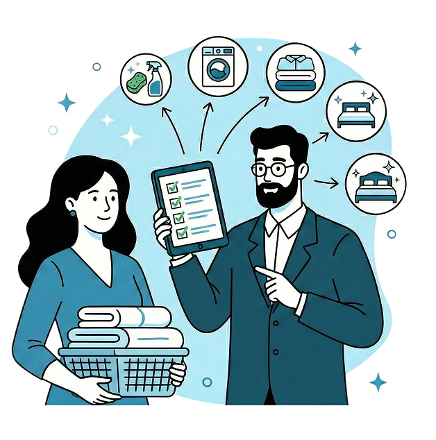 Coordinamento Operativo: Pulizie e Biancheria perfette